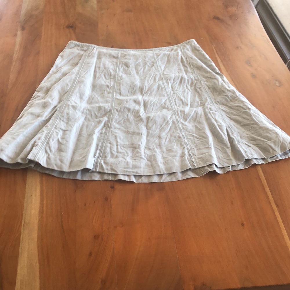 Boden Pale Blue 100% Linen‎ Skirt Sz 12 - EUC - Picture 4 of 10